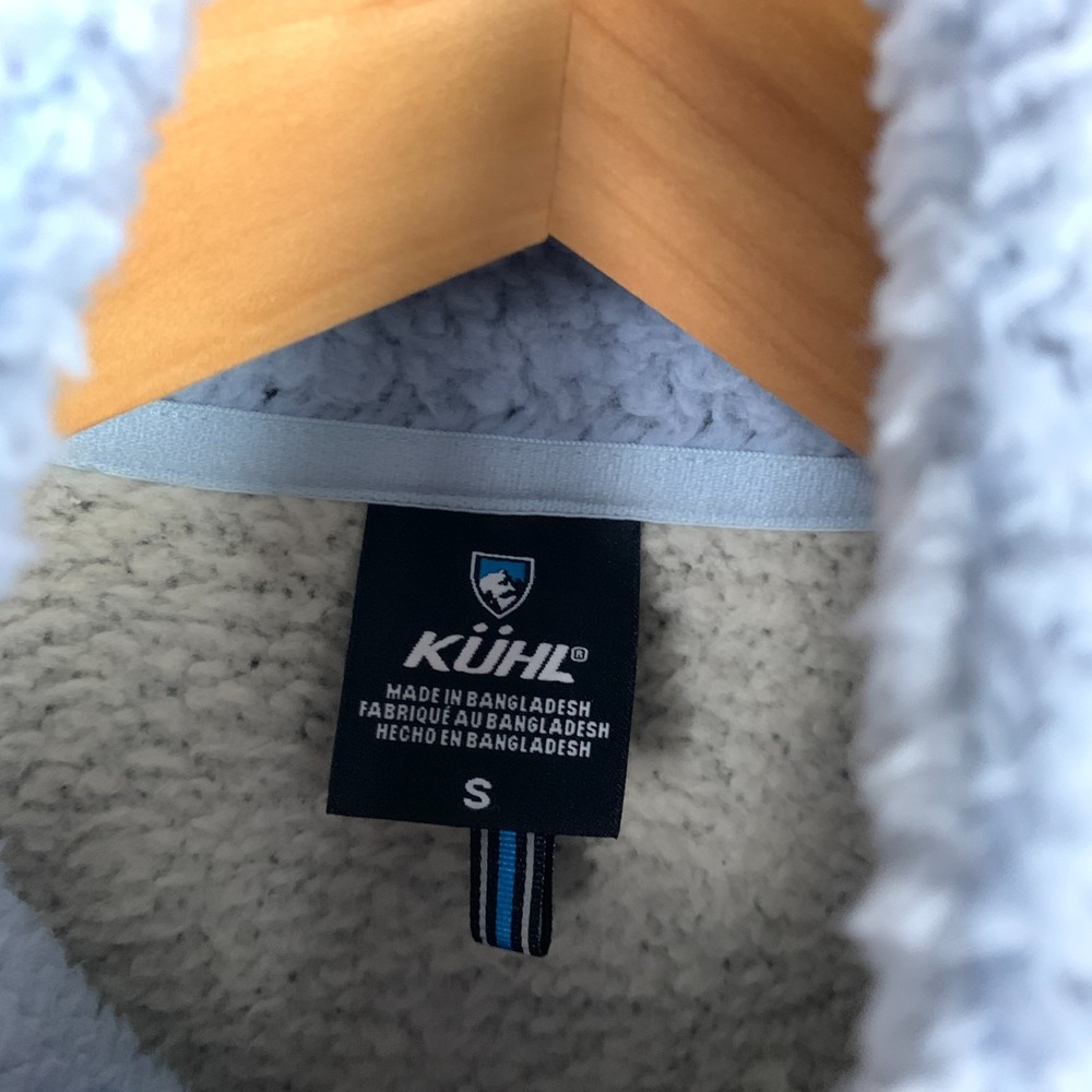Kuhl Prism Vest Women's Small Glacier High Pile Fleece Stretch Zip Up Colorblock - Picture 3 of 15